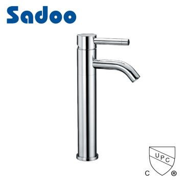 CUPC high-rise single hole mounted lavatory basin faucet