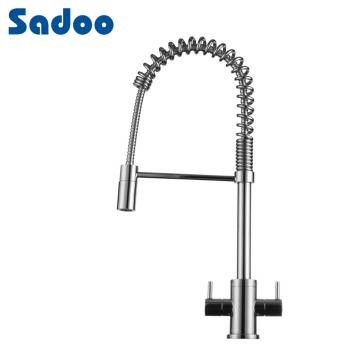 Dual Handle Pull out kitchen mixer